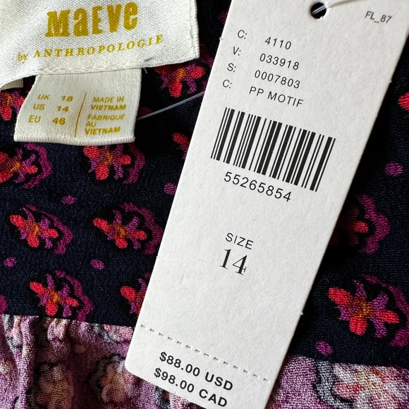 Anthropologie Maeve Puff-Sleeved Blouse - Picture 16 of 16